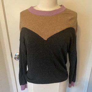 Madewell Colorblock Yoke Sweater
